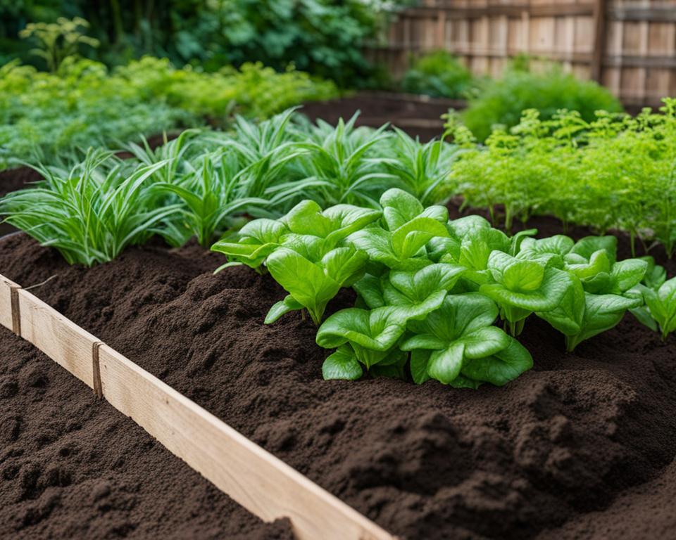 Organic fertilizers and nutrient-rich soil
