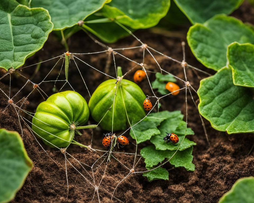 Organic pest management in squash cultivation