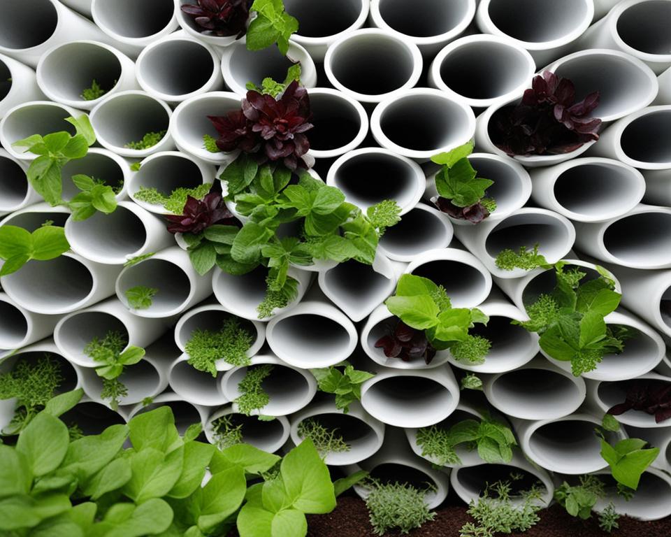 PVC Pipe Hydroponics for Vertical Gardening Systems