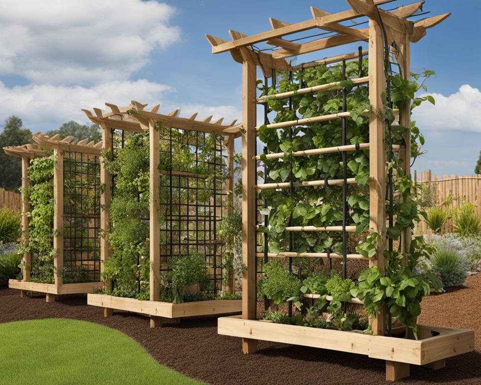 Sturdy trellises and supports