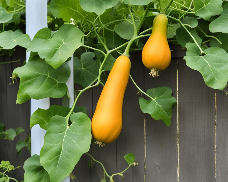 Training Butternut Squash to Climb