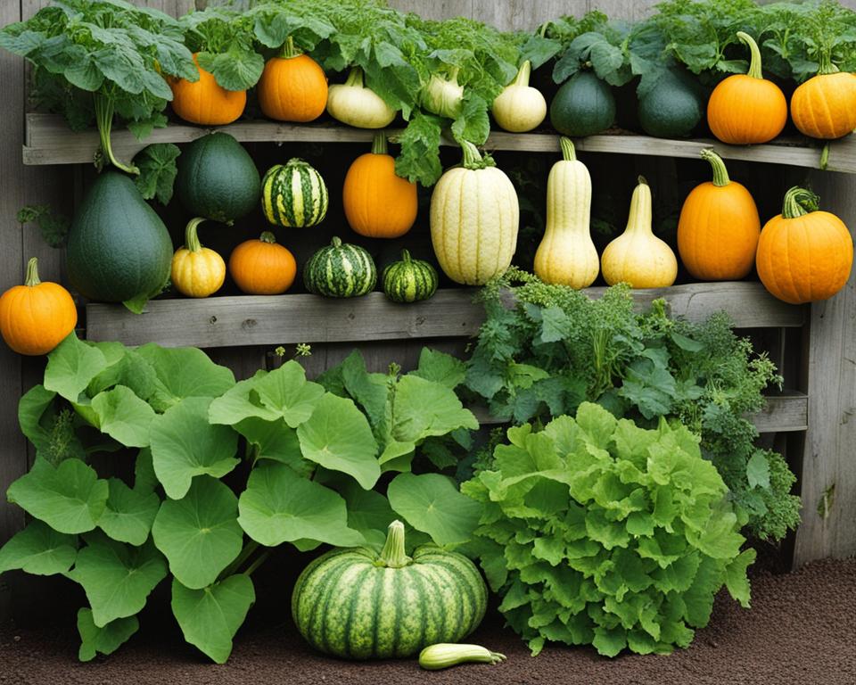 Urban Garden Space Efficiency with Vertical Squash