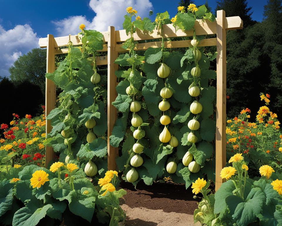 Vertical Squash Garden Design