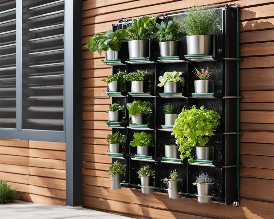 Vertical gardening system components