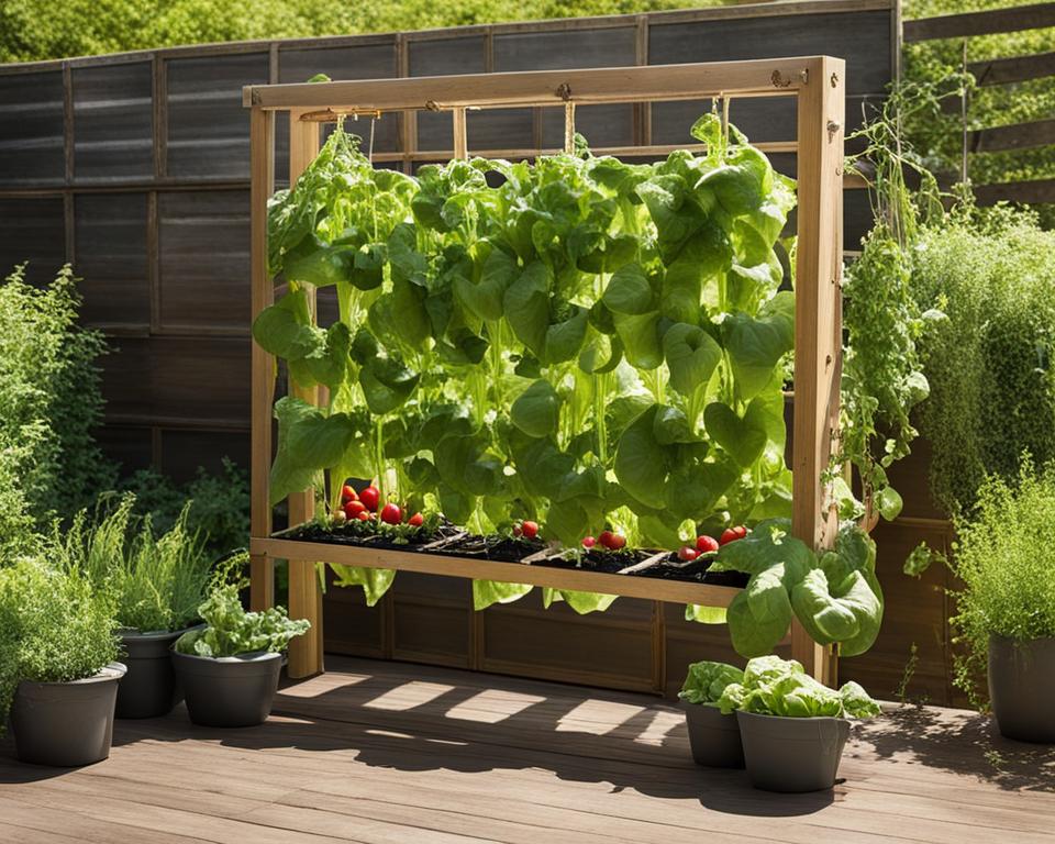 Vertical vegetable gardening tips