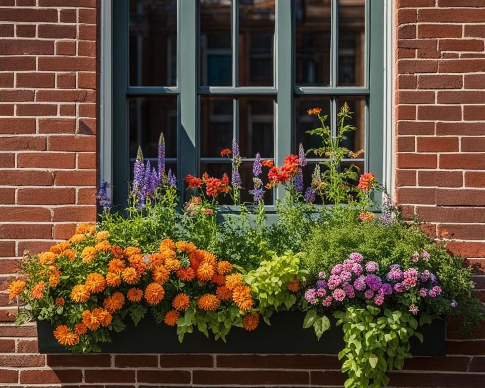charming window box planting