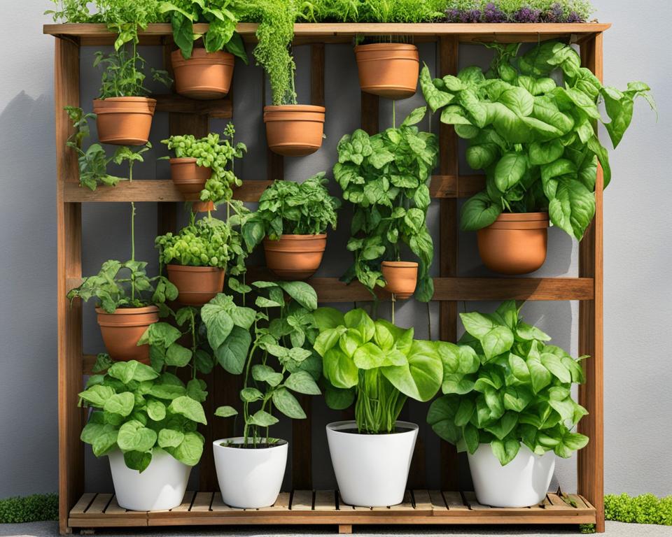 companion planting in vertical gardens