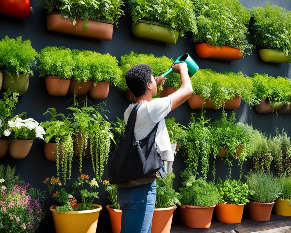 container gardening with vegetables