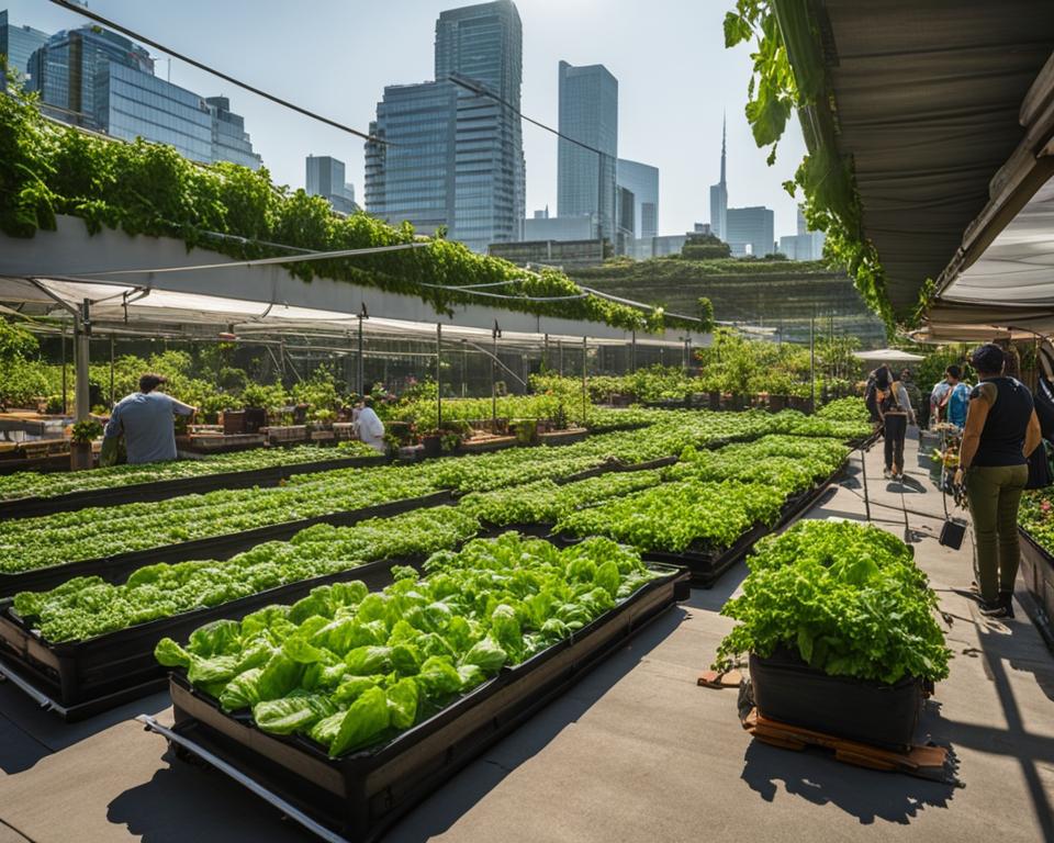 high-yield urban farming