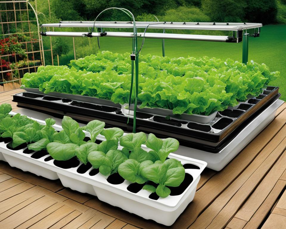 hydroponic vegetable garden
