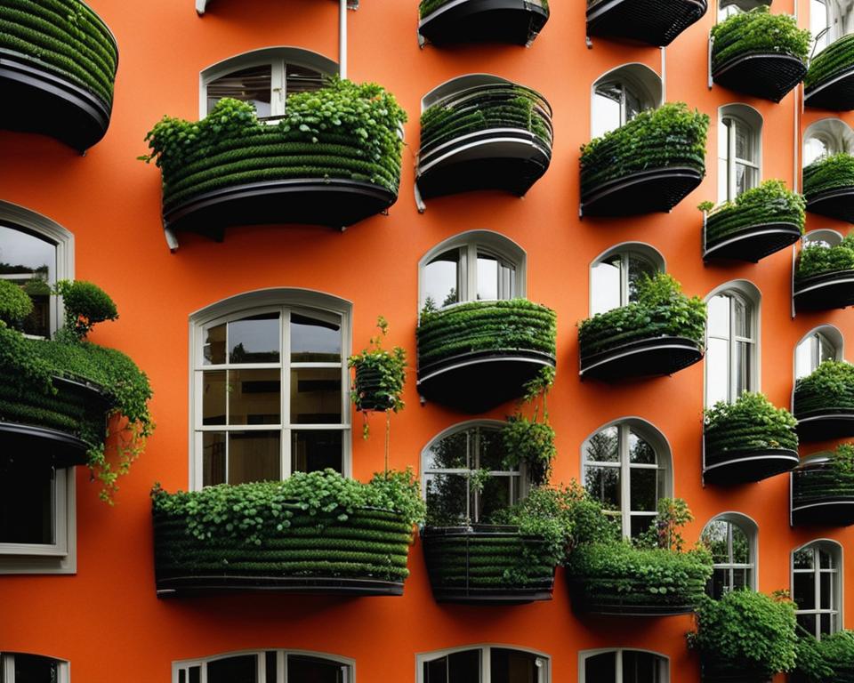 maximizing space with vertical pea planters