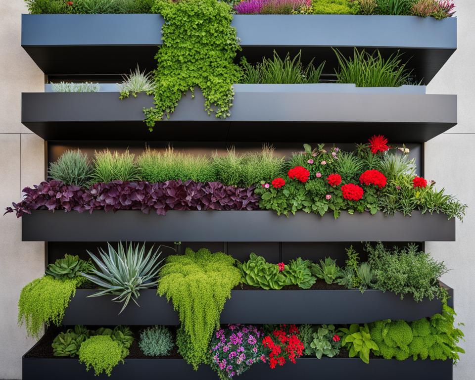 outdoor wall gardening ideas
