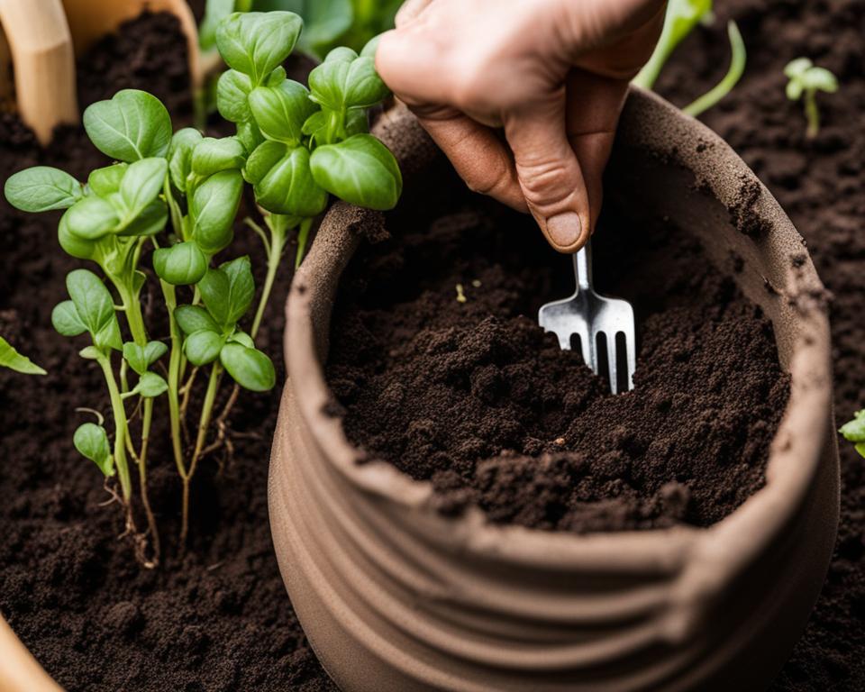 soil management for container gardening