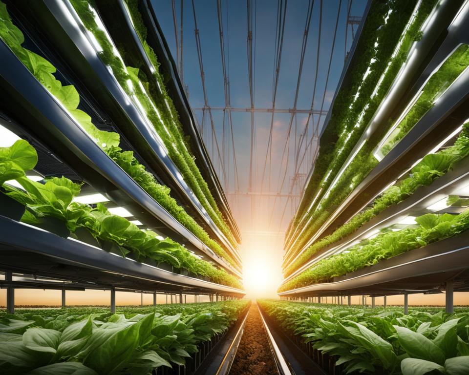 solar-powered vertical farming