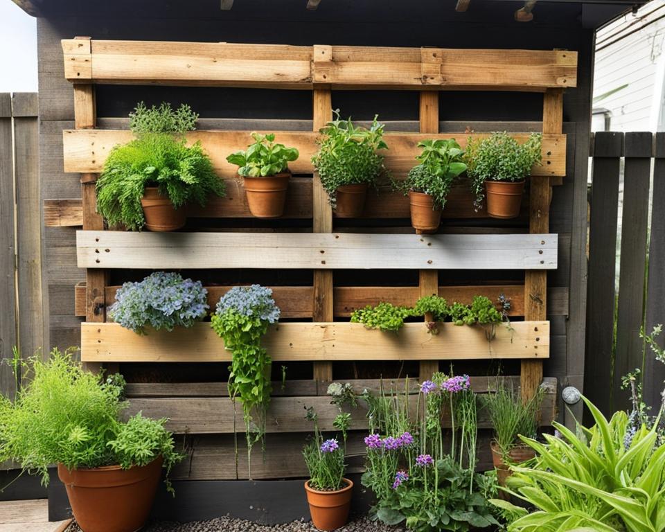 upcycled wood pallet