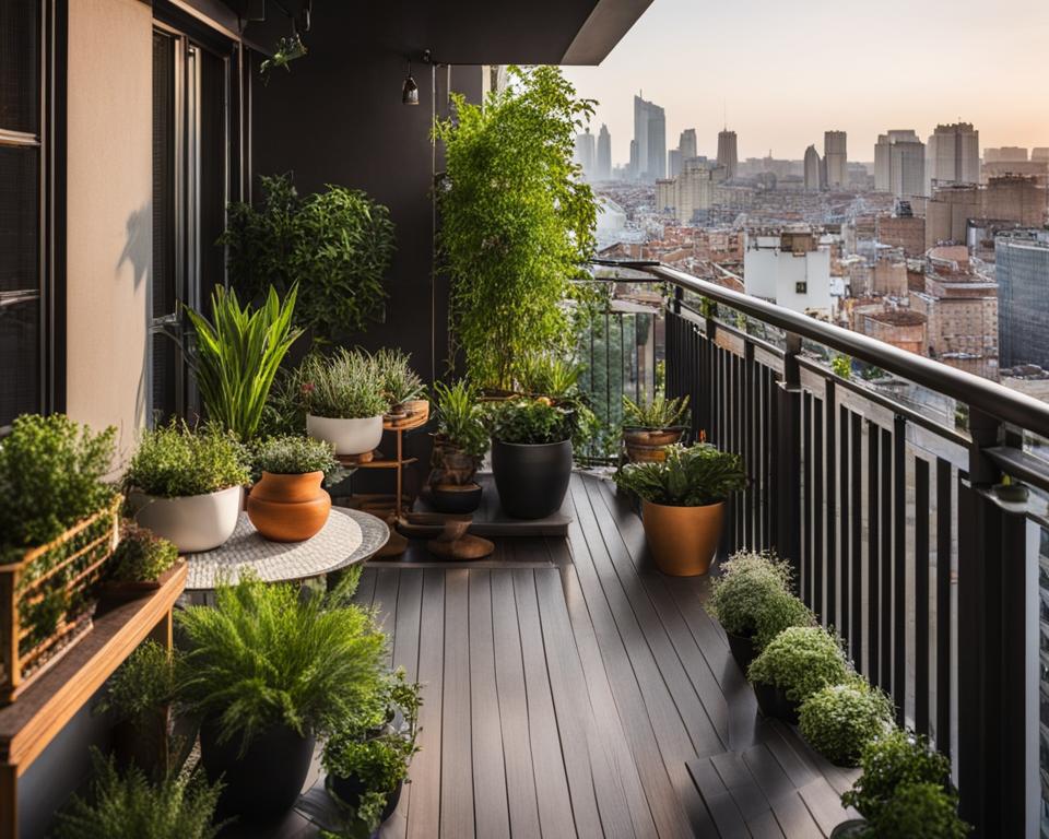 urban balcony gardening ideas