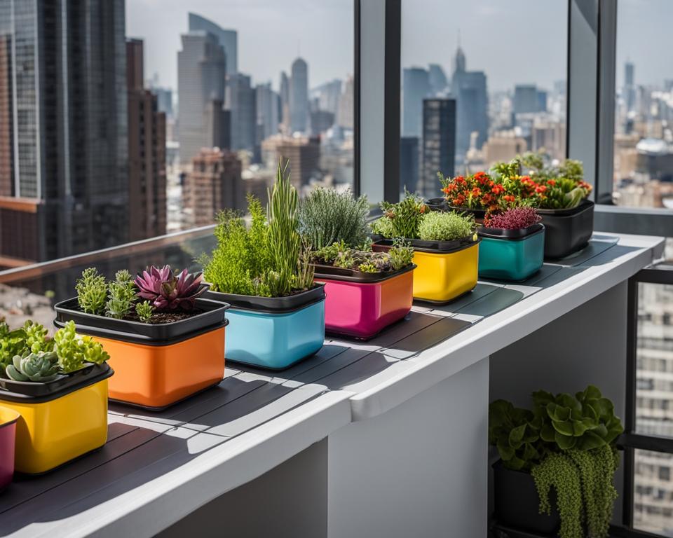 urban container gardening supplies