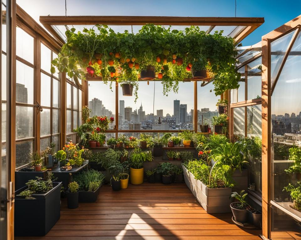 urban gardening balcony greenhouse diy