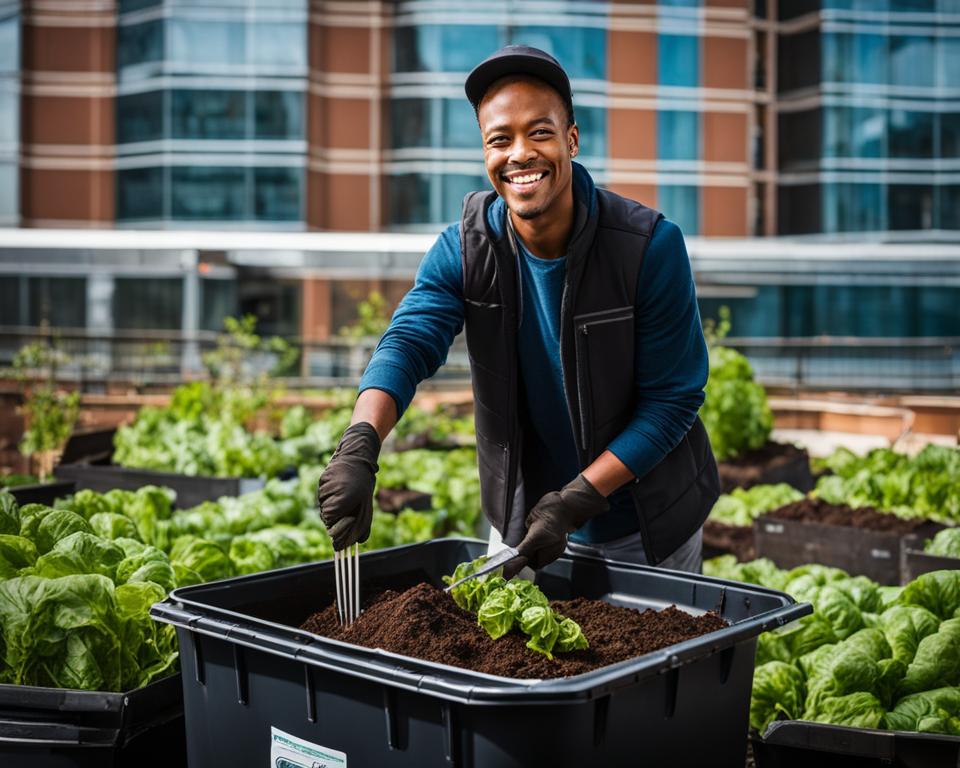 urban gardening composting