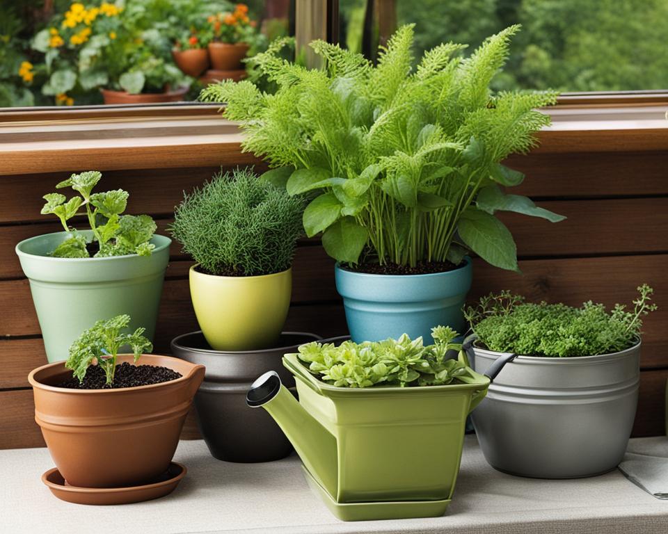 urban gardening containers