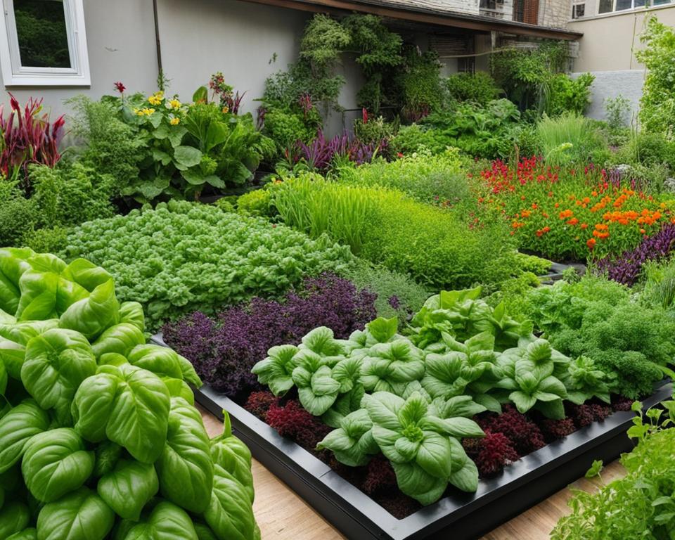 urban gardening crops