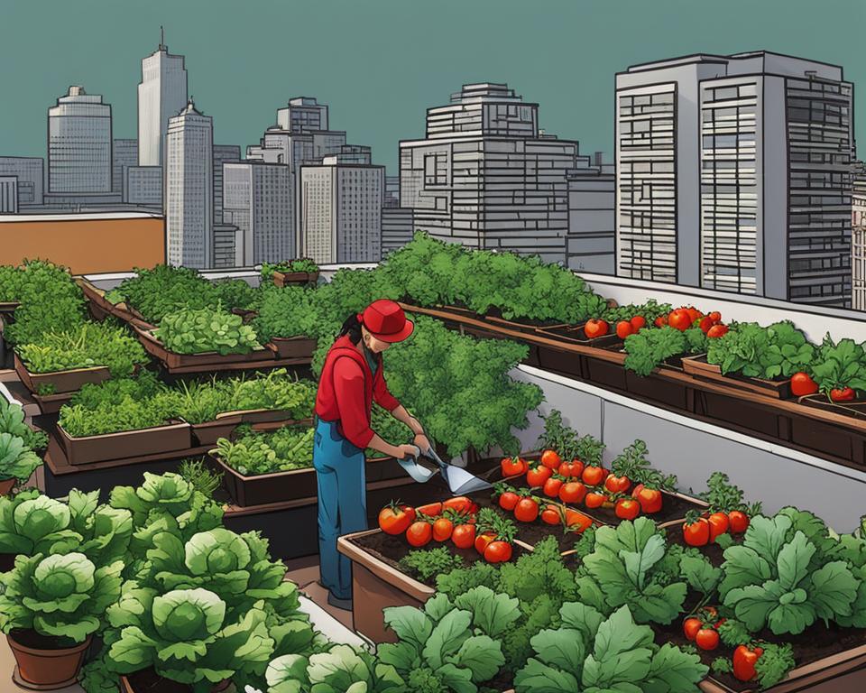 urban gardening tips and vegetables