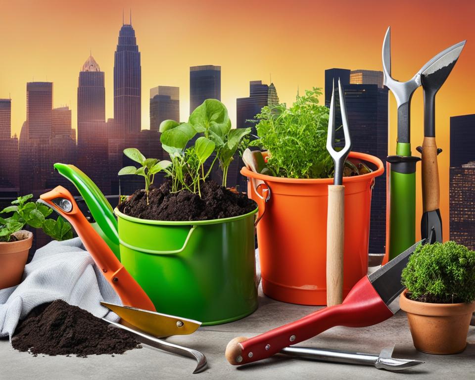 urban gardening tools