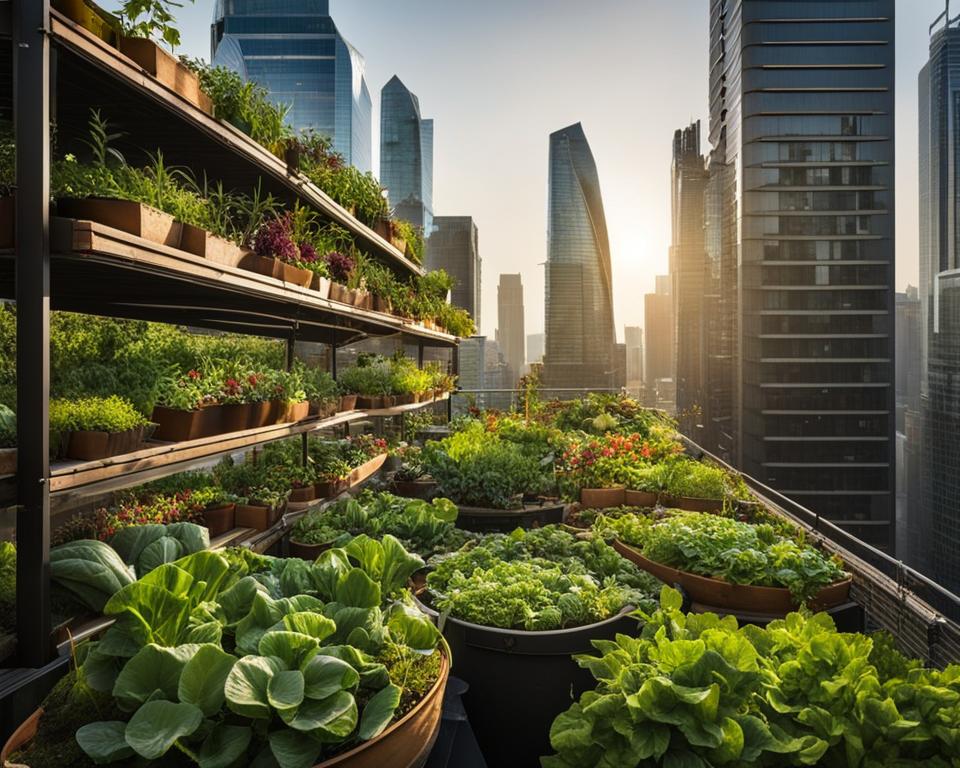 urban rooftop gardening