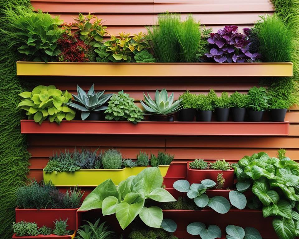 vertical container gardening