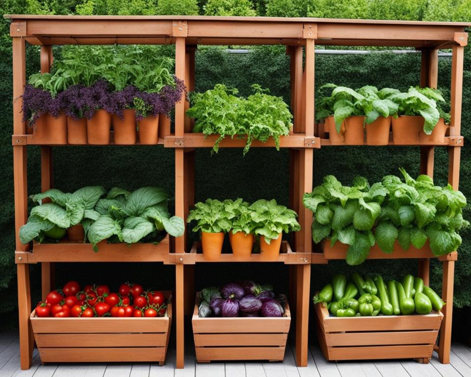 vertical container vegetable gardening