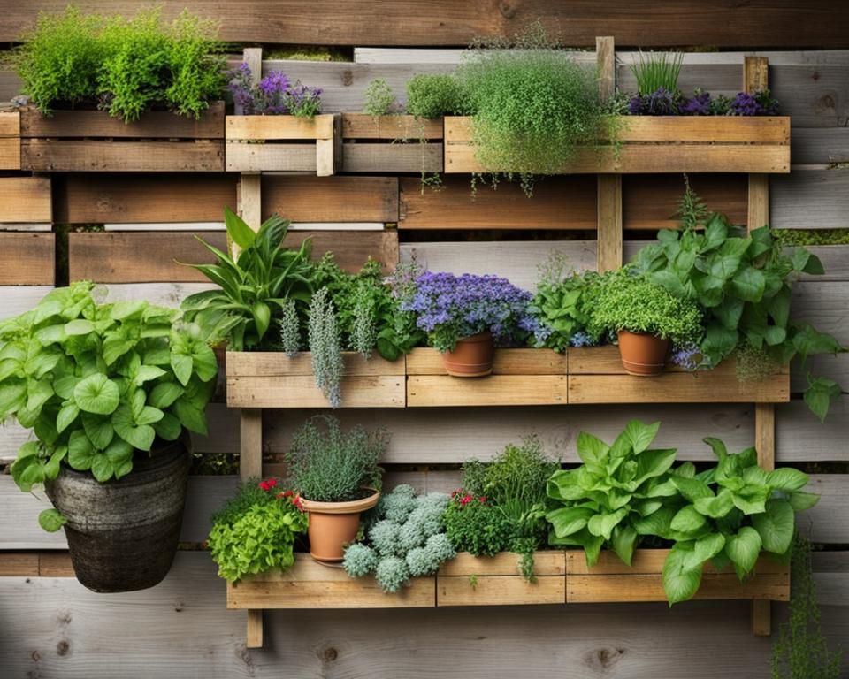 vertical gardening ideas diy pallette