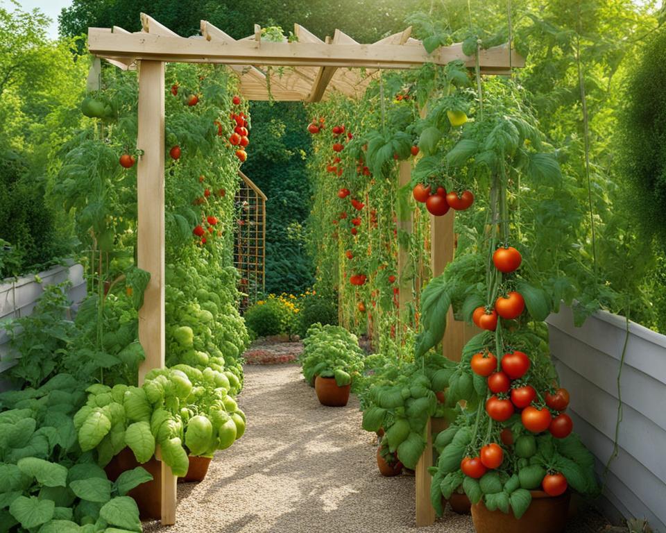 vertical gardening systems for tomatoes