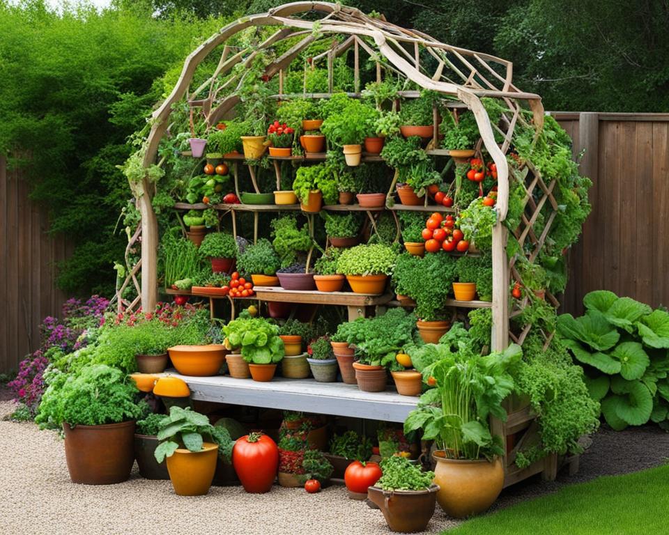 vertical vegetable garden
