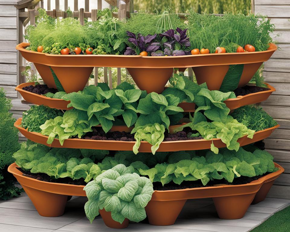 vertical vegetable gardening design