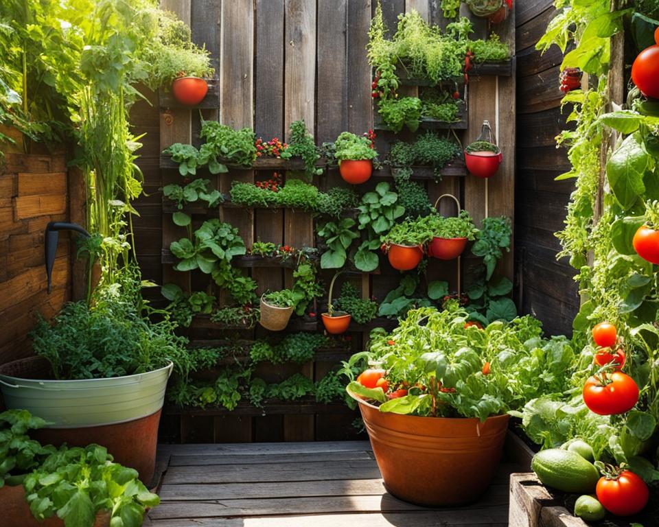vertical vegetable gardening ideas