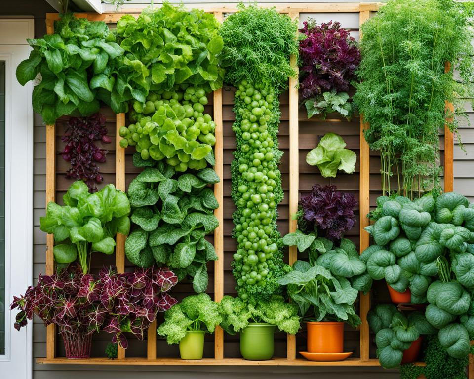 vertical vegetable gardening in small spaces