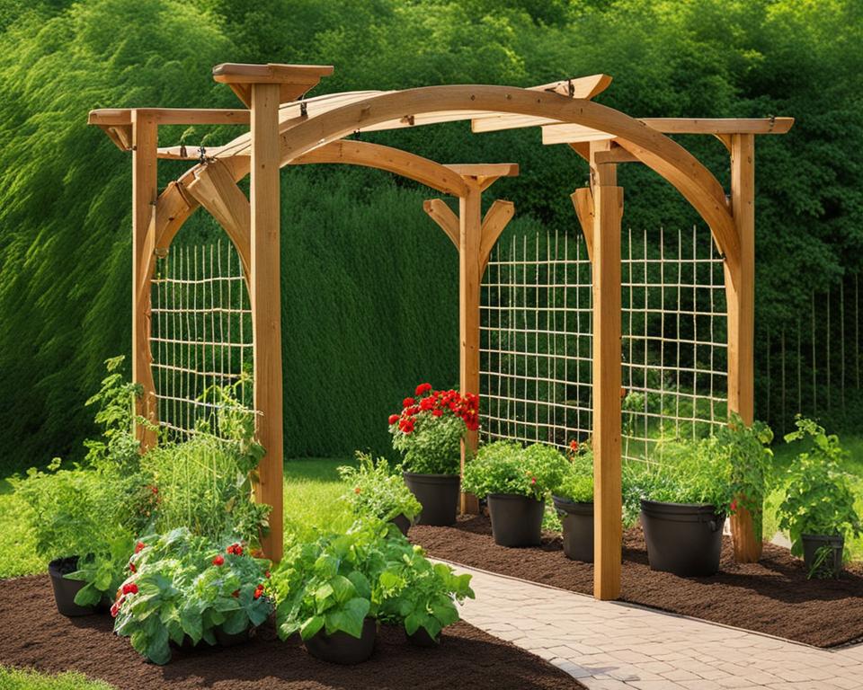 DIY Vertical Gardening Arches