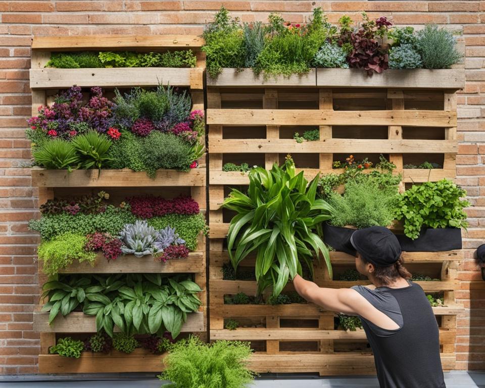DIY vertical garden designs