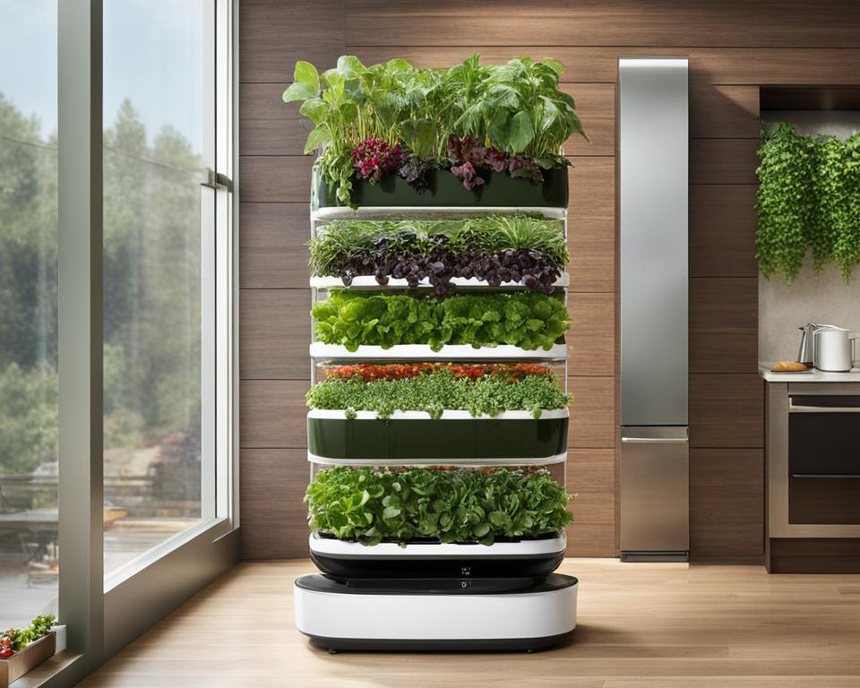 Foody tower water and nutrient delivery system