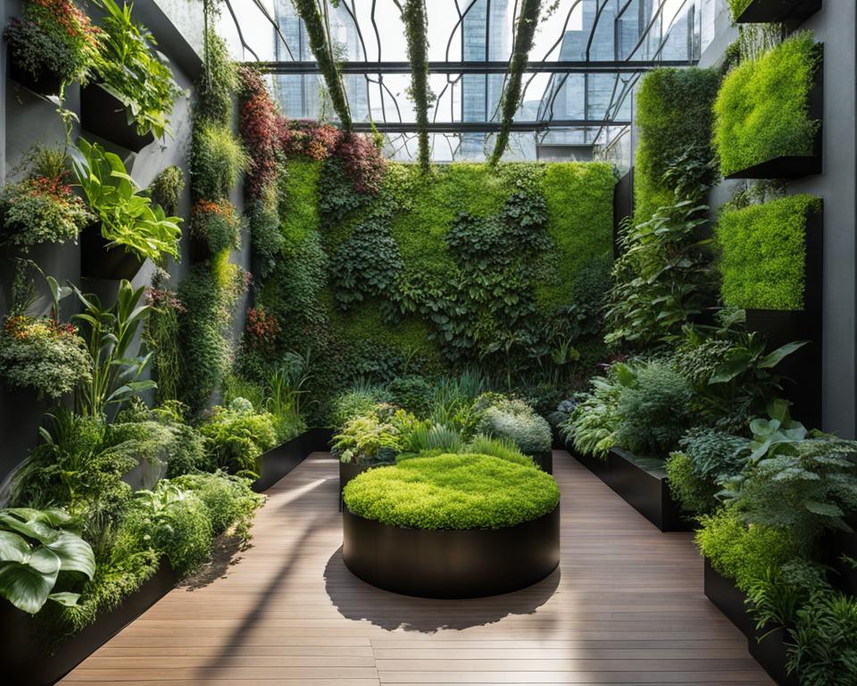 Lush Vertical Garden