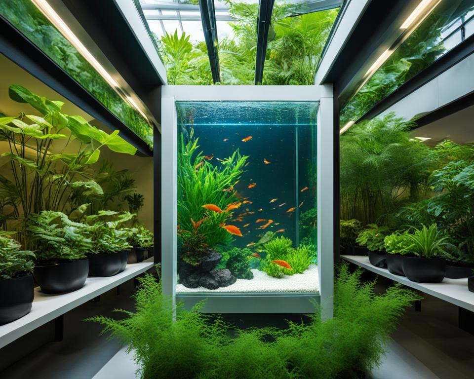 Sustainable Aquaponic Gardening Fish Tank