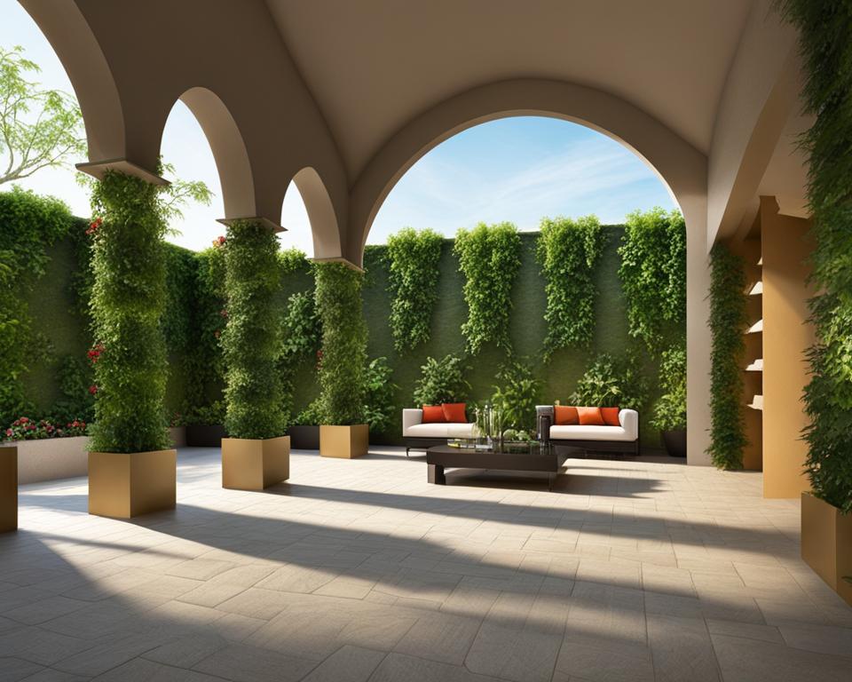 Vertical Gardening Beauty with Archways