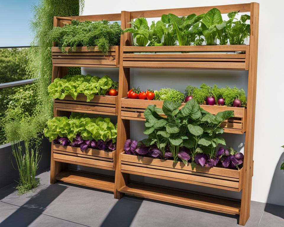 Vertical Vegetable Gardening Setup