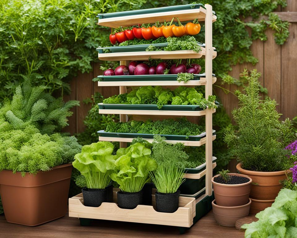 foody vertical gardening tower