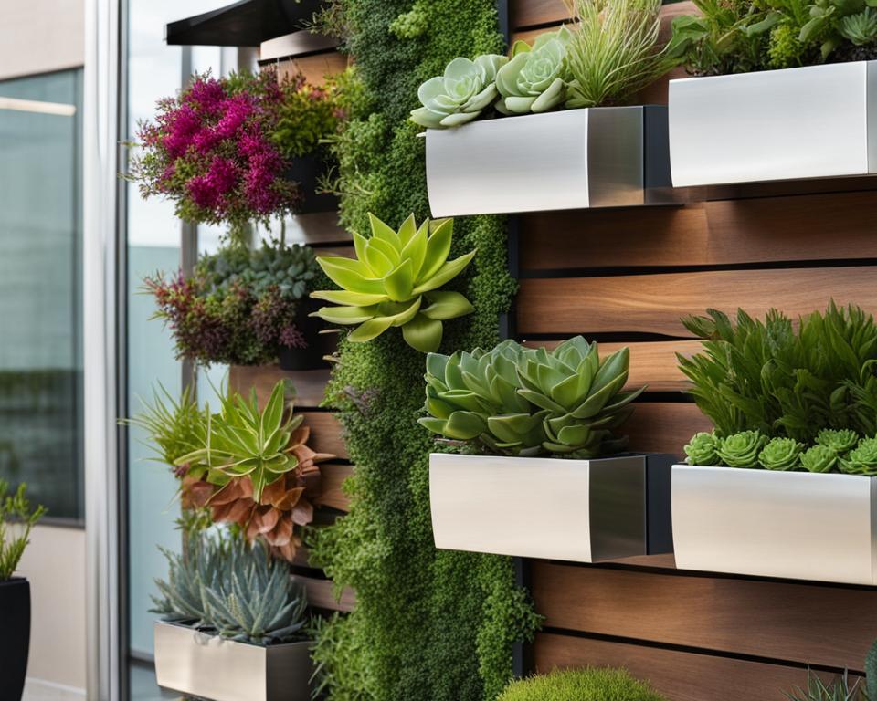 pre-built vertical garden structures