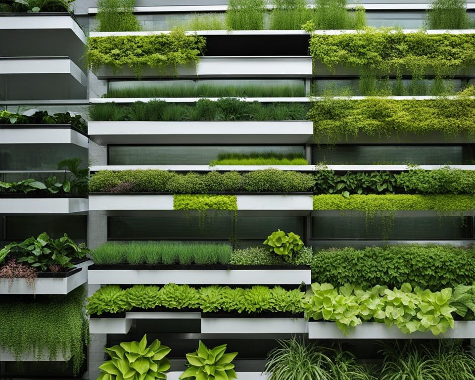urban gardening green walls