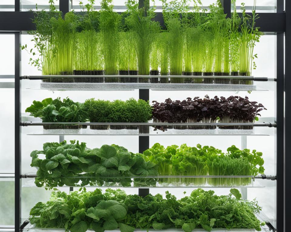 vertical aquaponic garden