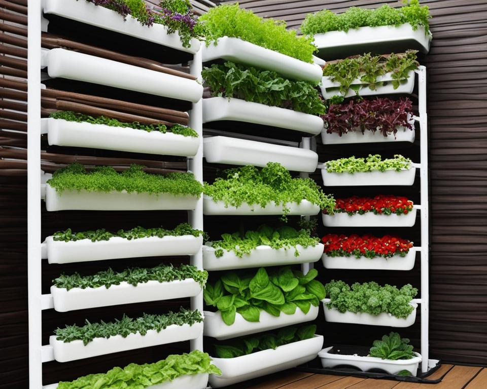 vertical gardening planters hydroponic system