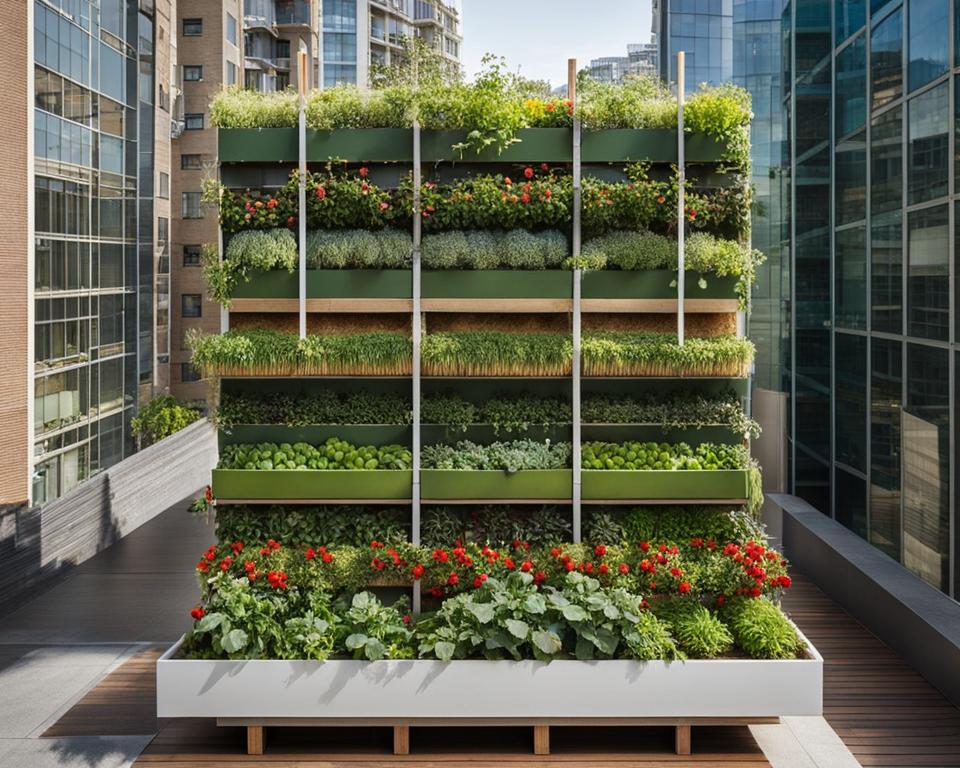 vertical straw bale gardening