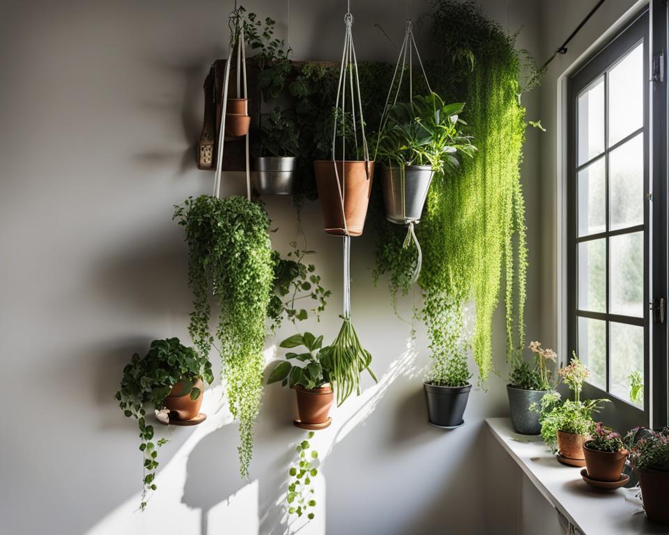 Creative vertical window gardening in small spaces